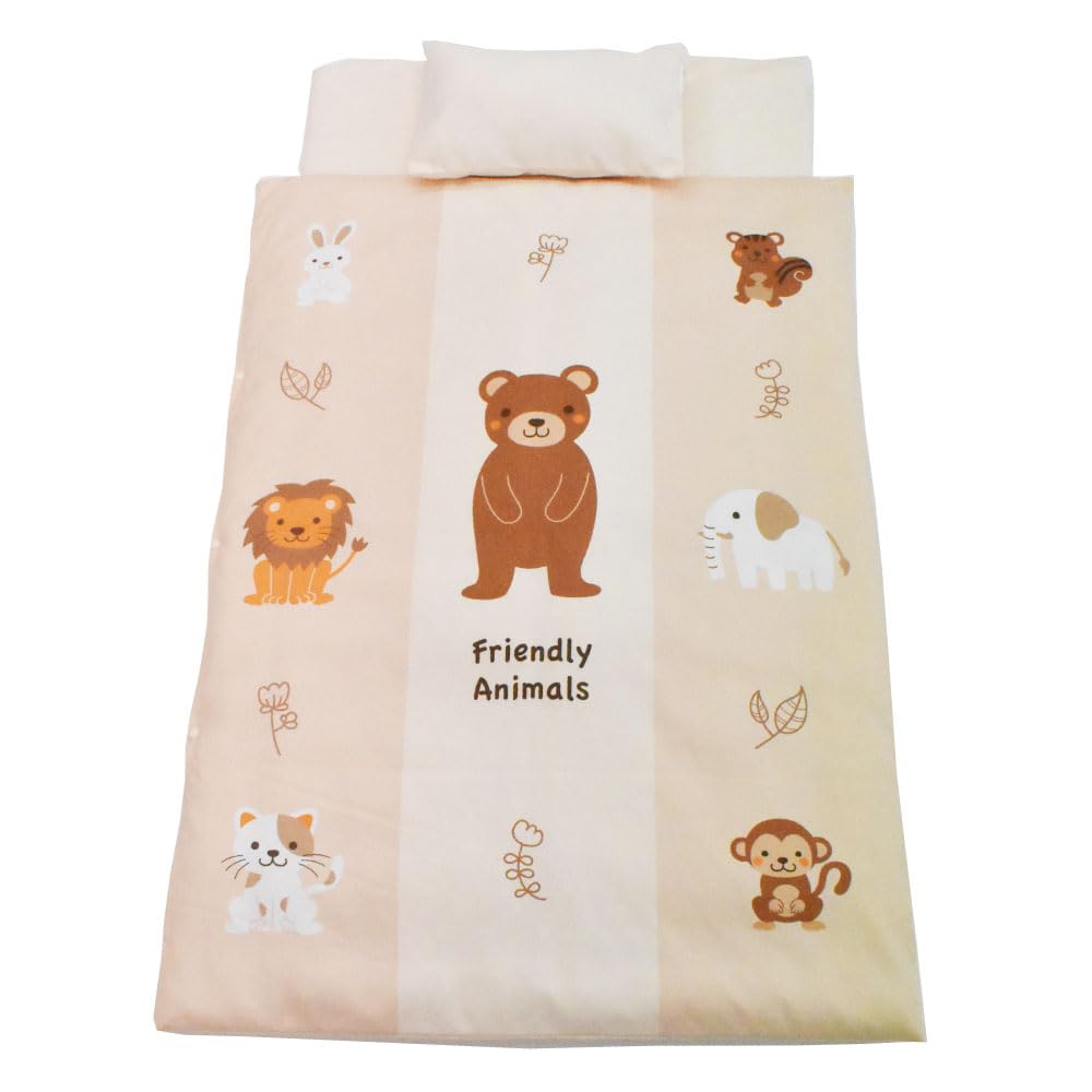 【新品　未使用】　保育園　お昼寝ふとんセット　くま　フォレスト　7点セット Amazon.co.jp: お昼寝布団セット 7点セット フォレストフレンズ